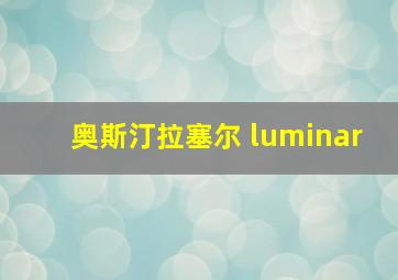 奥斯汀拉塞尔 luminar